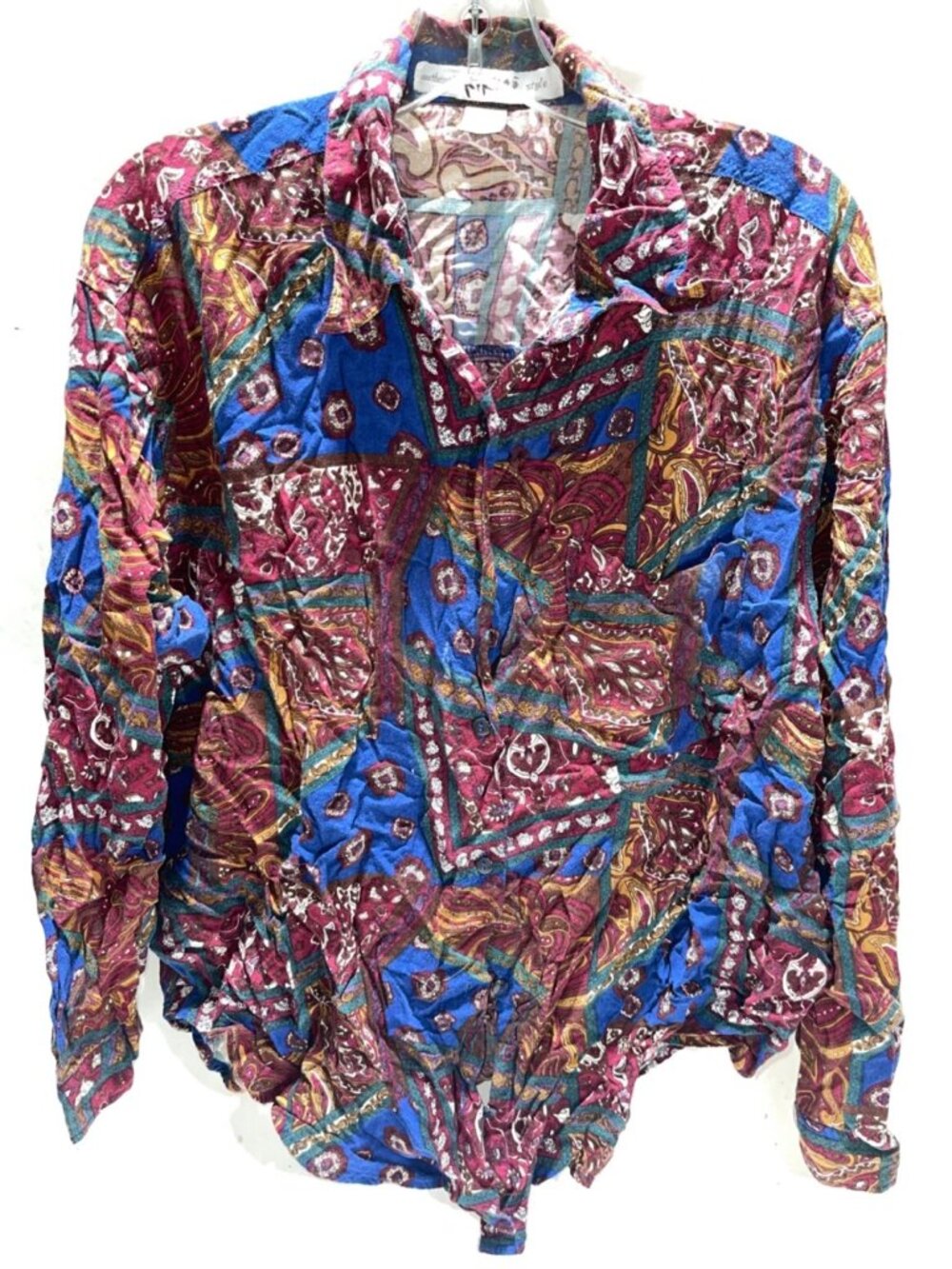 Authentic Kikomo Style Button Up Shirt Women's Size 10W